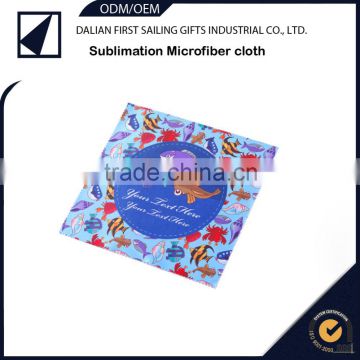 High quality microfiber custom sublimation print lens cleaning cloth
