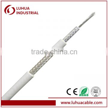 low attenuation RG58 coaxial cable 75 ohms jelly filled CE RoHS approved competitive price Hanghou manufacture