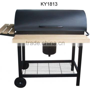 Foldable table trolley charcoal BBQ Smoker