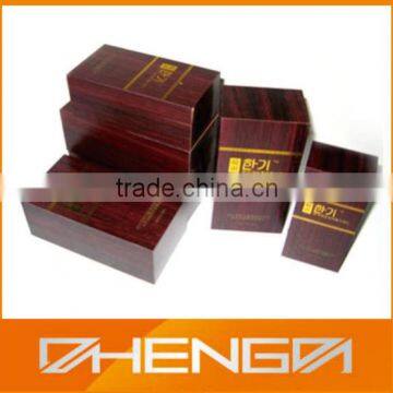 Custom Cardboard or Wooden Tea Bag Packing Box Made in China