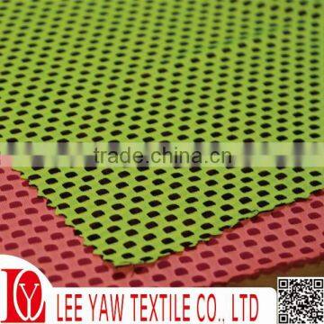 100% polyester mesh fabric with wicking yarn