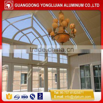 2016 new products aluminum frame glass sunroom on alibaba china