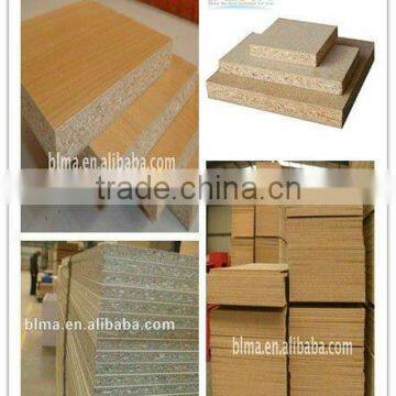 raw and melamine laminated particle boards plant