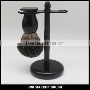 High Mountain Black Badger Hair Shaving Brush Black Acrylic Handle Face Beard Cleaning Men Shaving Razor Brush