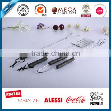 Stainless steel new design-3 pieces bbq /BBQ Tools