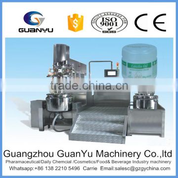 100 litre vacuum hydraulic lifting type homogenizing and emulsifying mixer
