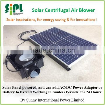 SUNNY Split Type Solar Panel + Battery Powered Ceiling Ventilation Air Exhaust Fan