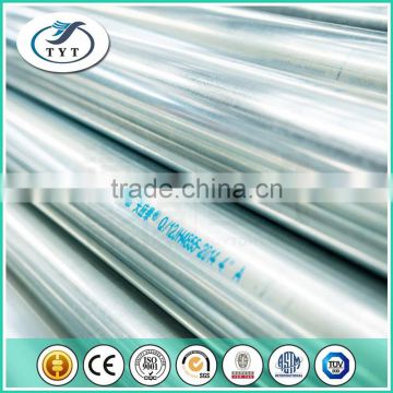 For The Construction Tube Pipe Made In China Pre-Galvanized Steel Pipe