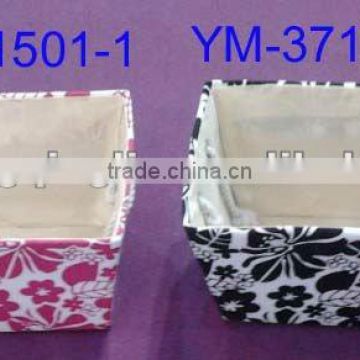 cheap fabric storage paper box in good quality