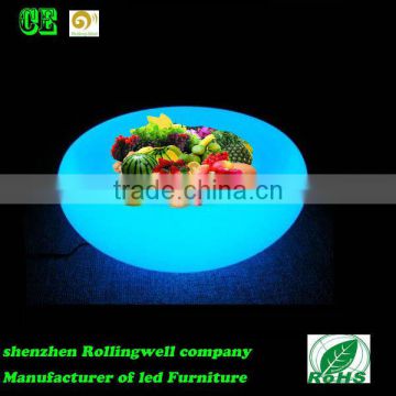 Light up Fruit Plate,light up colorful plastic LED Fruit plate/tray/holder