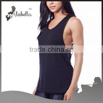 Web sleeveless black top