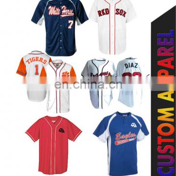 custom cheap V-neck sublimated baseball uniforms/jerseys