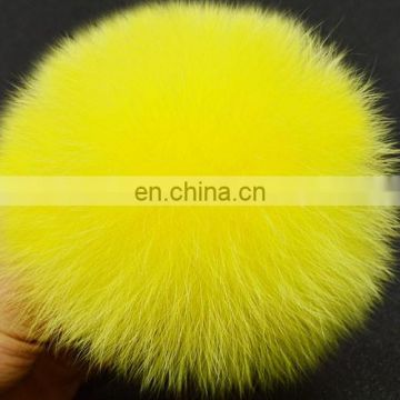 2016 Fashion genuine fox fur garment accessory pom pom fur balls