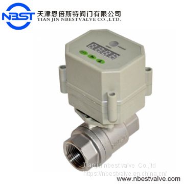 DN15   Timer Controlled Motorized SS304 Ball Valve