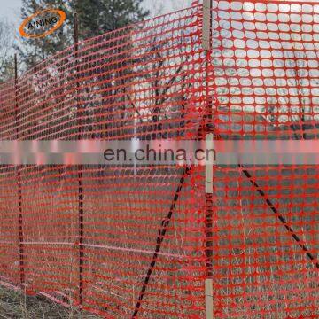 1 x 50m Orange plastic Safety Mesh Fence