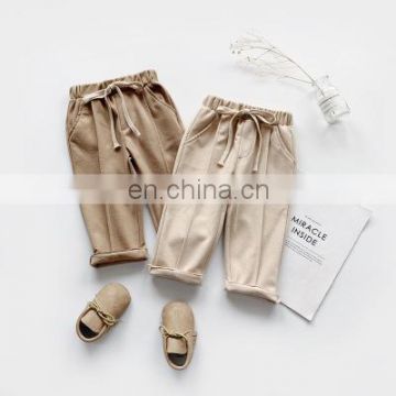 Children's casual trousers 2020 autumn new Korean version of boys and girls' pants