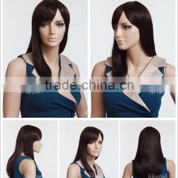 0042B New Products Hair Wig , Brazilian Human Hair Wigs With Bangs
