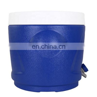 GINT hot selling 10L plastic cooler jug with faucet water round plastic insulated cooler bucket