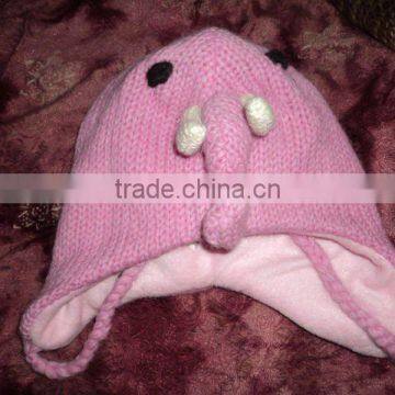 Elephant Monkey winter Hat