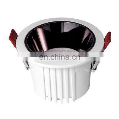 2.5 Inch 3 Inch 4 Inch LED Anti Glare Halo Narrow Edge Ceiling Spotlight Downlight Embedded Down Light