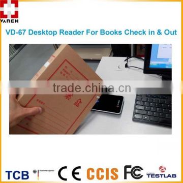 RFID Desktop Reader/Writer for Library Books Check in & Check Out