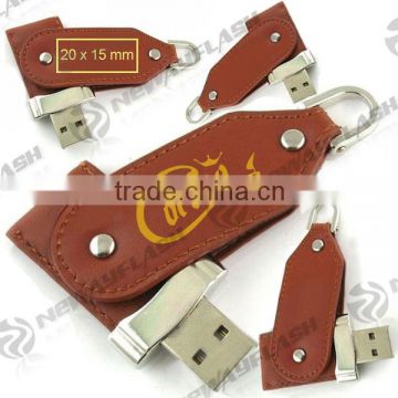 leather case usb flash drive