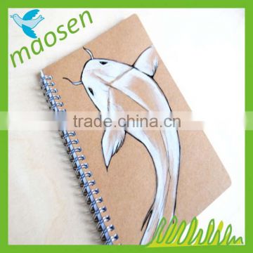 kraft paper spiral exercise note book for students