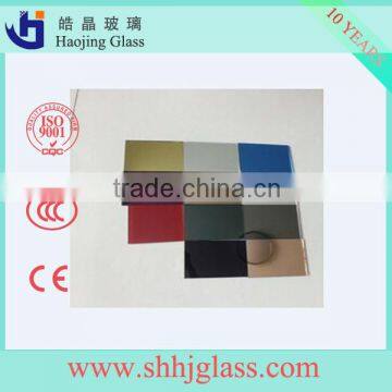 5mm high quality solar control reflective glass coated glass price