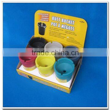 Hot selling colorful plastic butt bucket