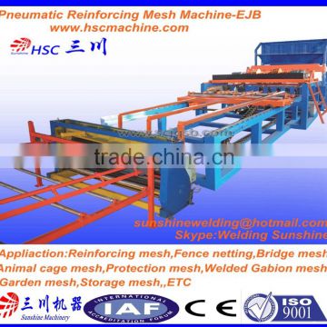 automatic pneumatic construction reinforcing mesh panel welding machine
