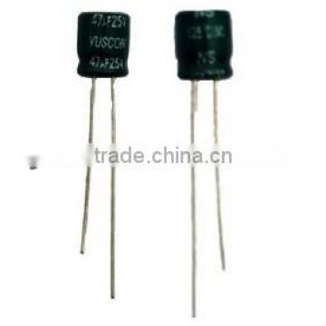 2.2 UF 50 V aluminum electrolytic capacitor