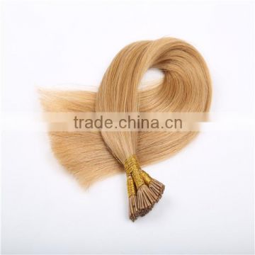 Wholesale Product Keratin Tipped I Tip Hair Extension Brazilian 20inch Pre-Bonded Hair Extensions