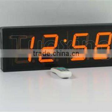 4 inch 4 digit wall mounted led digital clock