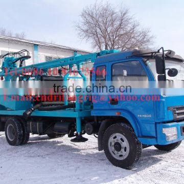 200M Truck mounted hydraulic water well borehole drilling rig