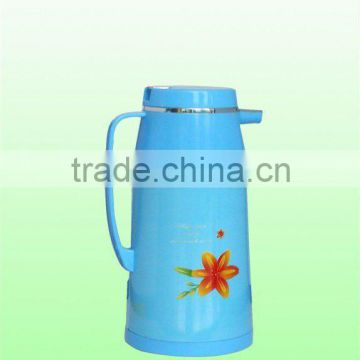 Iron coffee pot with flask refill