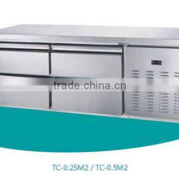 chill Refrigerated counter with drawers / four drawer under counter refrigerator for commercial kitchen