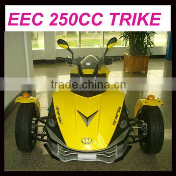 Wholesale new yellow 3 wheel 250cc atv bike