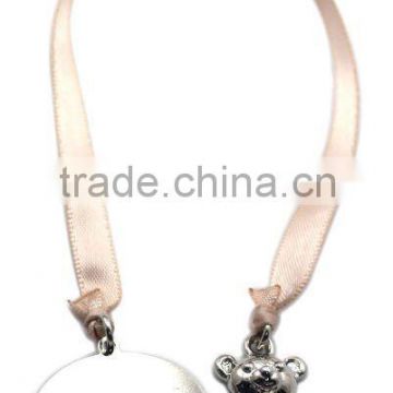 Bear charms ribbon bookmark, various designs and OEM service,good quality and packing