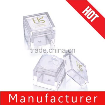 Small Square Plastic Cosmetic Container Manufacturer