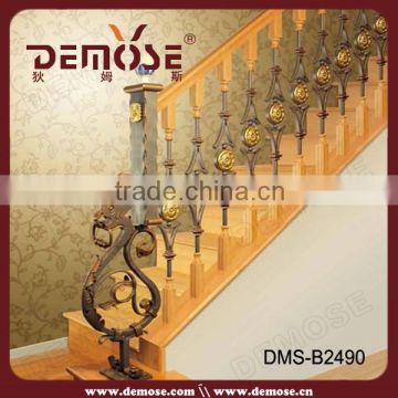 delicate wrought iron staircase railing for steps