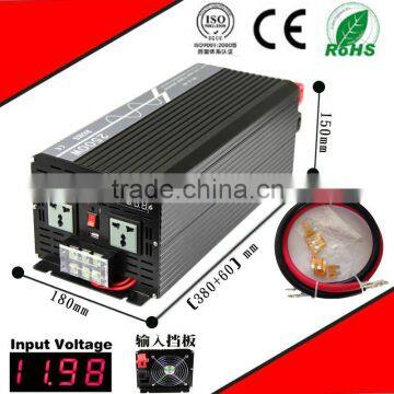 2500W 12VDC-220VAC pure sine wave inverter/power supply inverter without AC charge home inverter