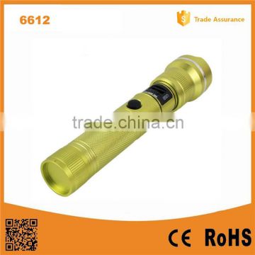 Waterproof Aluminum Alloy C-REE T6 LED USB Rechargeable Torch Safety