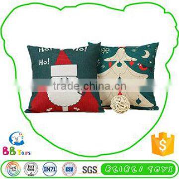 Novel Product Luxury Quality Custom Tag Cute Dark Green Santa Claus Pillow