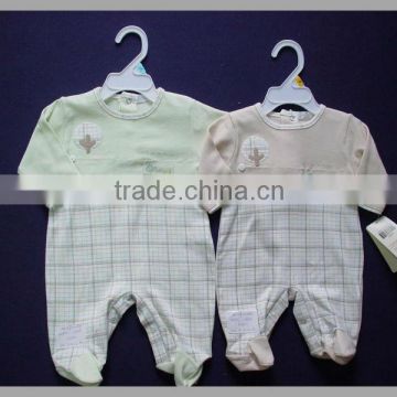 100% cotton printed embroidery baby romper