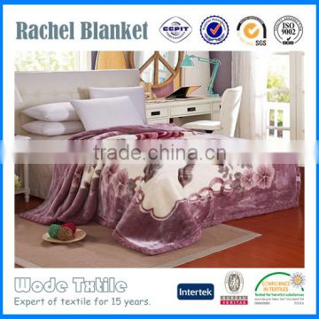 2016 China Supplier 100 polyester mink blanket