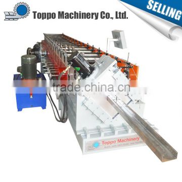 Hot selling cheap hydraulic cutting and punching c-purlin roll forming machine