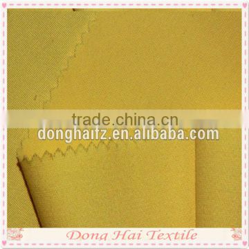 twill yellow stretch cotton fabric dress