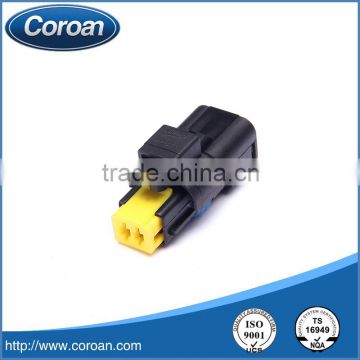 Plastic 2 pin black PA66 auto connector 211PC022S0149 for automotive application,housing application