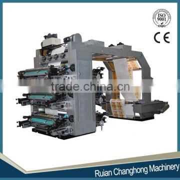 6 colour plastic film high speed Flexo Printing Machinery