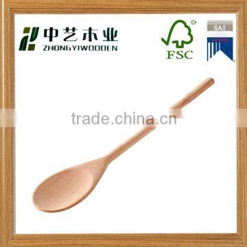 Fashional design natural style handle customized wooden spoon